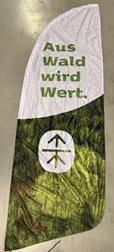Beachflag m/spyd og jordskrue 260x60 cm Ob Heister oder Urb