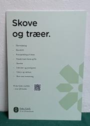 Skove og Træer,Skilt til A buk 70x100 cm