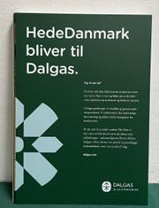 Hededanmark bliver til Dalgas, Skilt til A buk 70x100 cm