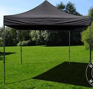 Folde pavilion 3x3m, sort,med 4 spyd og en hammer