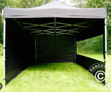 Side,Sort med vindue 3x4,5m til pavilion