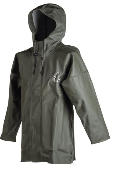 Heavy Duty, regnjakke, grøn pvc, str. XXL