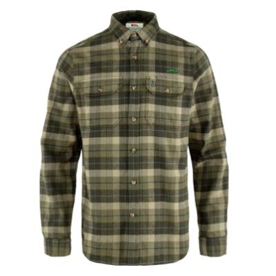 Fjällräven, Singi Heavy flannel skjorte, str. S, Super Grey