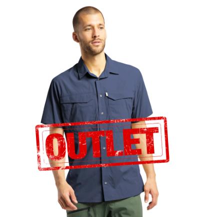 Haglöfs Salo SS skjorte Kortærmet, str. M, Blå