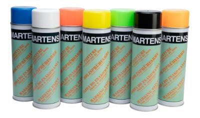 Martens, forstspray, orange